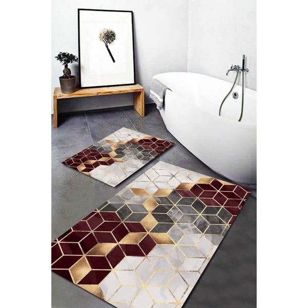 Koupelnové předložky v sadě 2 ks Optic2 - Mila Home-image-1