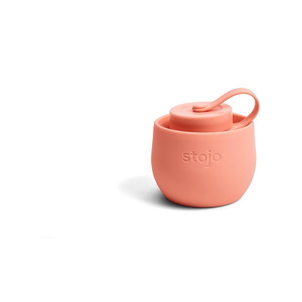 Oranžová skládací láhev Stojo Bottle Apricot, 590 ml-image-2