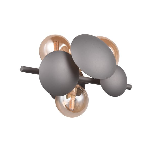 Nástěnné svítidlo v šedo-zlaté barvě Bubble – Trio Select-image-4