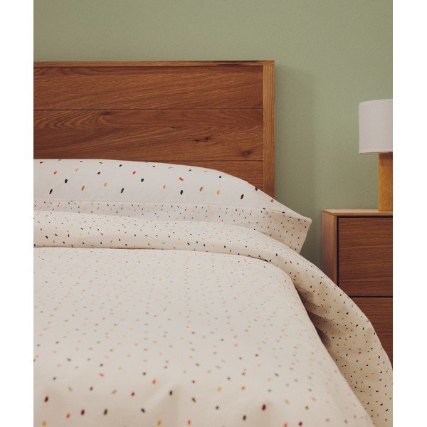 Bílé povlečení na jednolůžko/prodloužené 150x220 cm Epifania – Kave Home-image-1