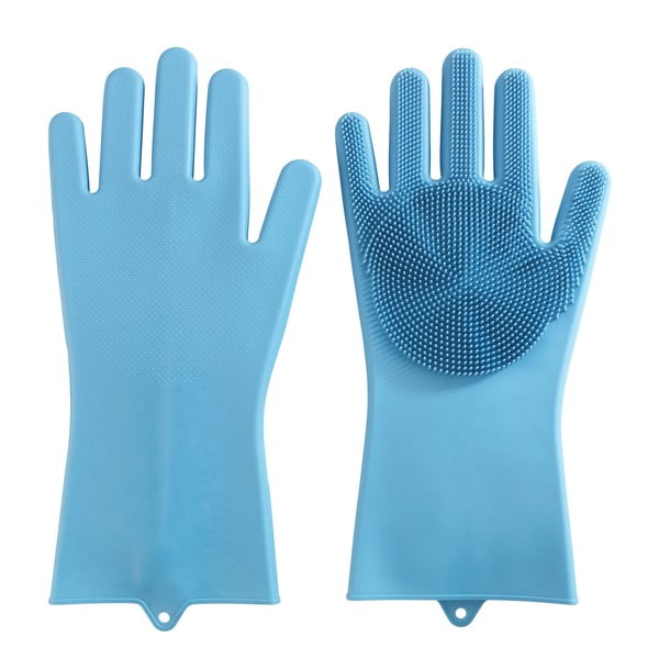 Pár silikonových rukavic na mytí nádobí Wenko Rena-image-2