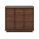 Hnědá komoda v dekoru ořechu 100x78x50 cm Onix – Kave Home