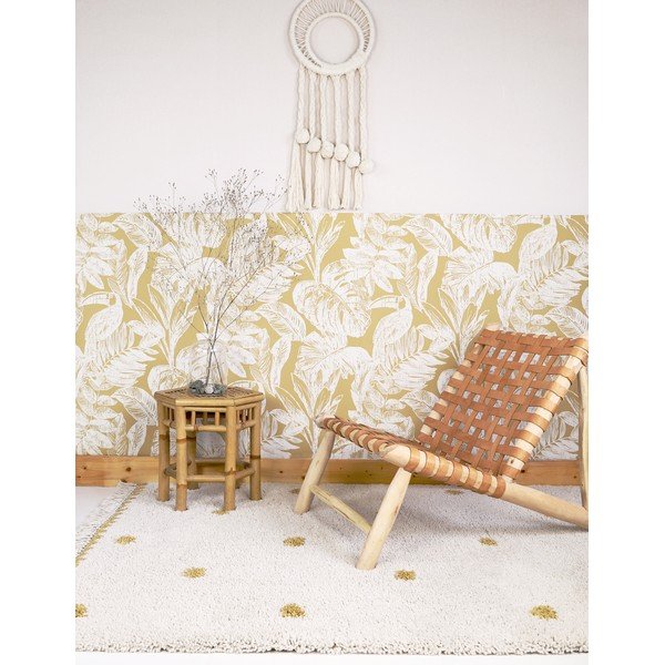 Béžovo-žlutý koberec Nattiot Wooly, 120 x 170 cm-image-1