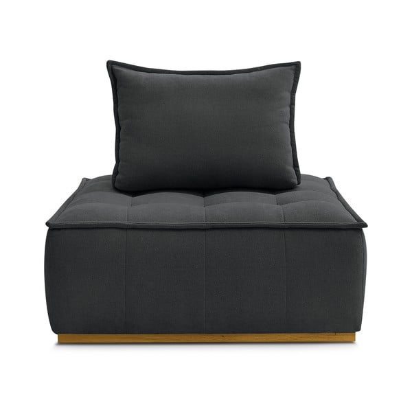 Tmavě šedé žinylkové křeslo Elisa – Bobochic Paris-image-3