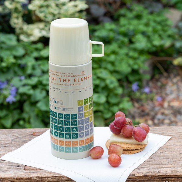 Krémová dětská termoska 350 ml Periodic Table – Rex London-image-3