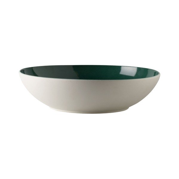 Bílo-zelená porcelánová servírovací miska Villeroy & Boch Uni, ⌀ 26 cm-image-2