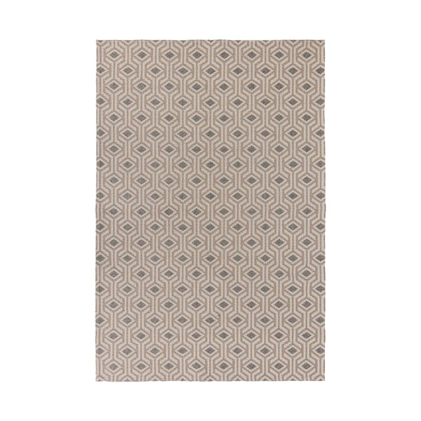 Béžovo-šedý bavlněný koberec Flair Rugs Bombax, 114 x 170 cm