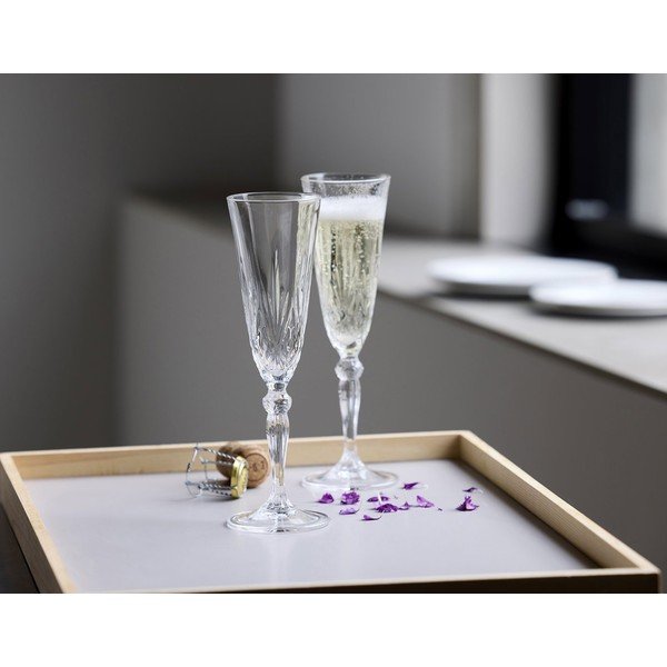 Skleničky v sadě 4 ks na sekt 160 ml Melodia – Lyngby Glas-image-1