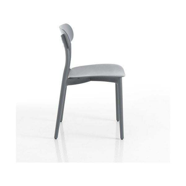 Šedá plastová zahradní židle Stoccolma - Tomasucci-image-1