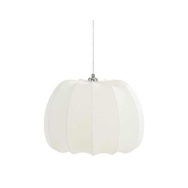 Krémové látkové závěsné svítidlo ø 42 cm Pion – Jotex-image-3