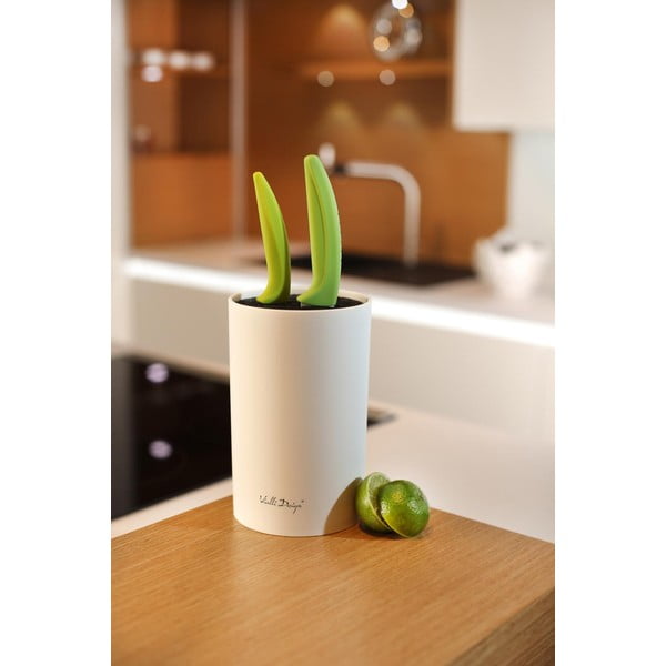 Bílý blok na nože Vialli Design Universal-image-4