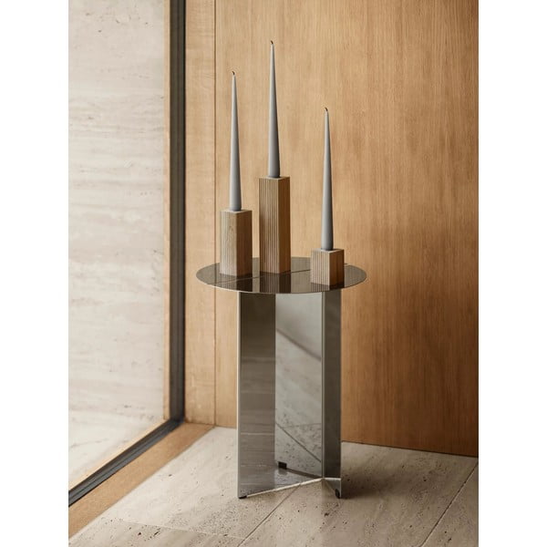 Dřevěné svícny v sadě 3 ks Dreva – Blomus-image-1