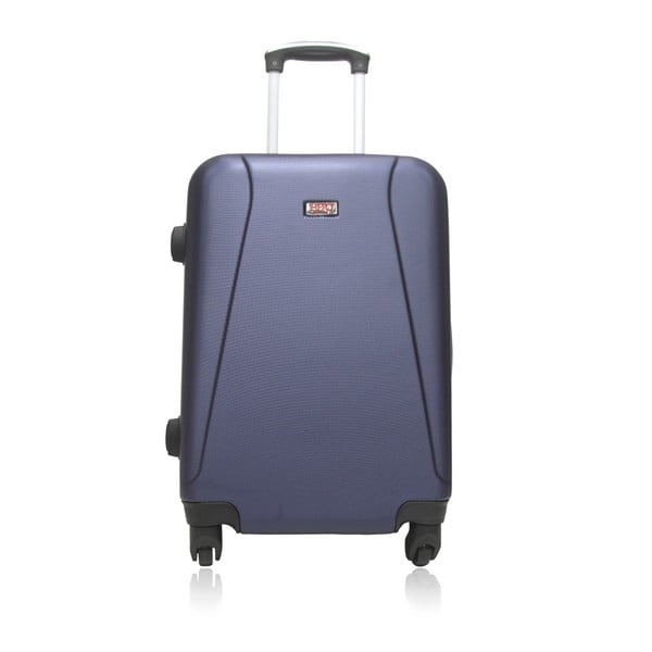 Modrý cestovní kufr na kolečkách Hero Lanzarote, 36 l