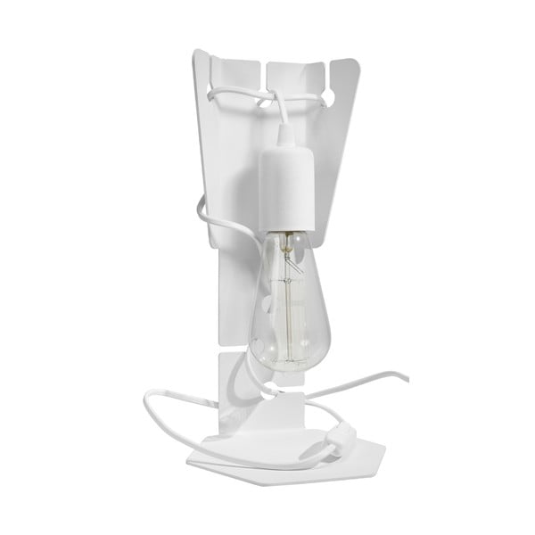 Bílá stolní lampa (výška 31 cm) Viking – Nice Lamps