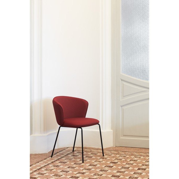 Červená čalouněná jídelní křesla v sadě 2 ks Add – Teulat-image-1