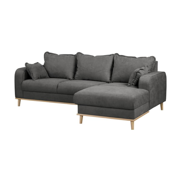 Tmavě šedá rohová pohovka (pravý roh) Beata – Ropez-image-2