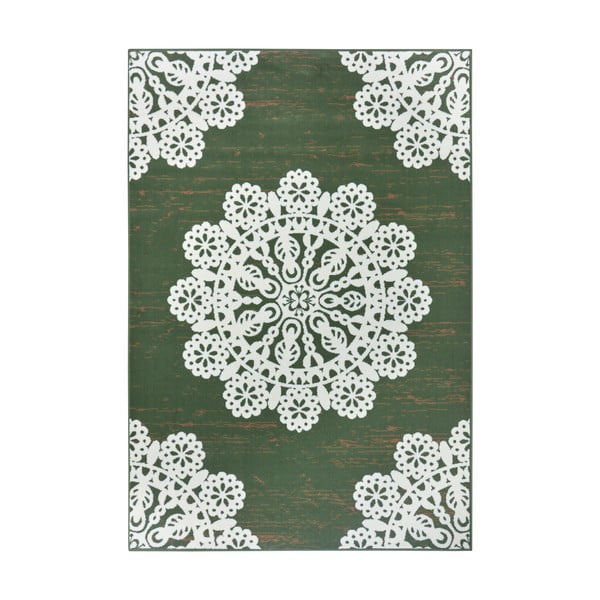 Zelený koberec 290x200 cm Lace - Hanse Home