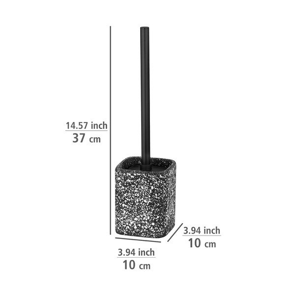 Černý toaletní kartáč Wenko Terrazzo-image-2