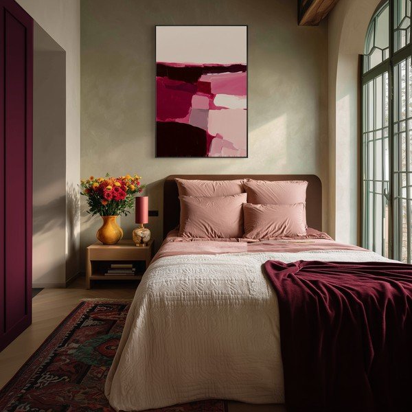 Tištěný obraz s rámem/na plátně 70x100 cm Berry Blocks – Styler-image-2