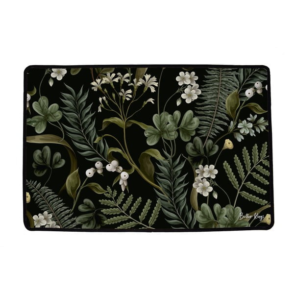 Rohožka 45x75 cm White and Green Beauty – Butter Kings