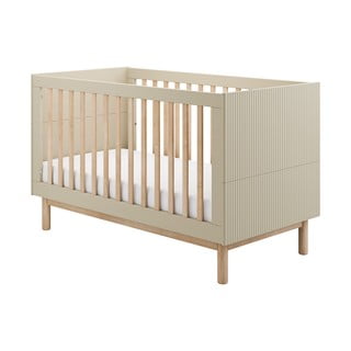 Krémová postýlka 70x140 cm Miloo – Pinio