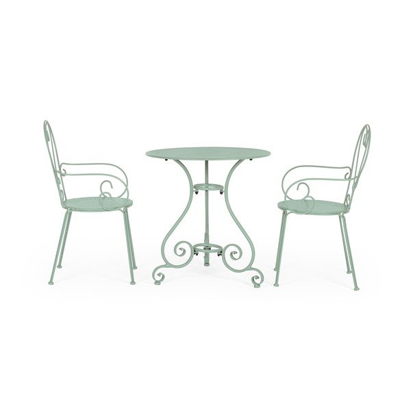 Ocelový kulatý zahradní stolek ø 70 cm Etienne – Bizzotto-image-4