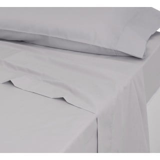 Světle šedé prostěradlo 160x270 cm – Casa Selección