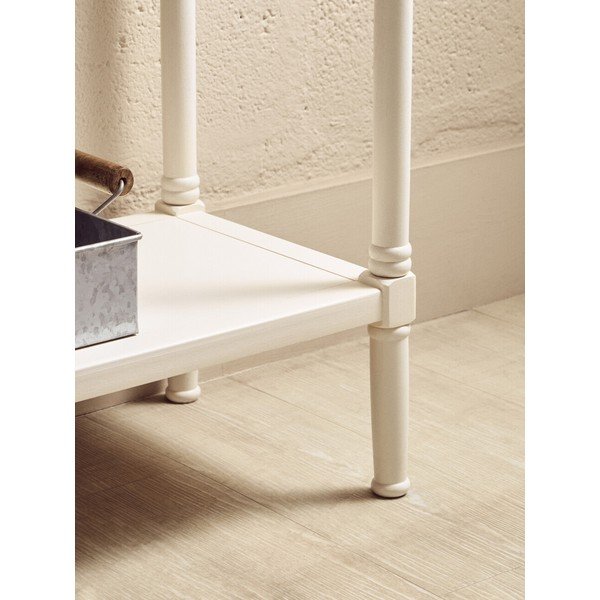 Bílý konzolový stolek z borovicového dřeva 35x91 cm Heritage – Premier Housewares-image-4