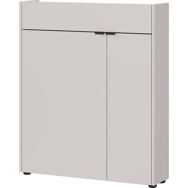 Krémová matná skříňka 83x99x22 cm Ameca – Germania