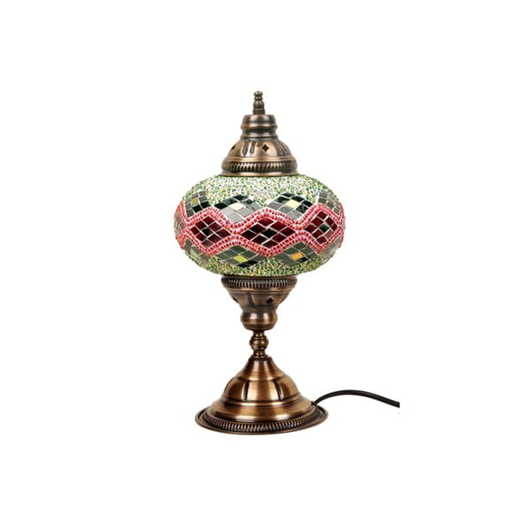 Skleněná ručně vyrobená lampa Diana Ornament, 17 cm