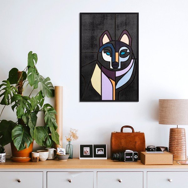 Obraz 39x59 cm Wolf – Wallity-image-1