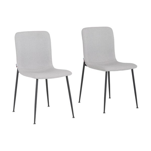 Světle šedé jídelní židle v sadě 2 ks Faye - Støraa-image-3