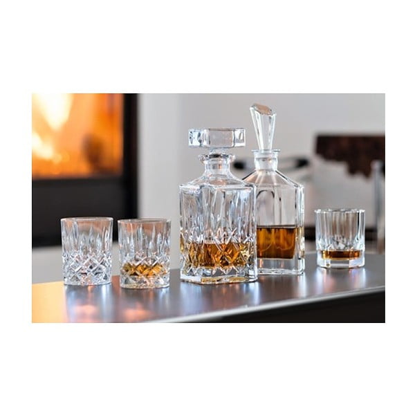 Set karafy a 4 sklenic na whisky z křišťálového skla Nachtmann Highland Whisky Set-image-2