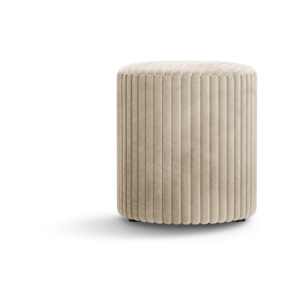 Béžový manšestrový taburet Dia – Micadoni -image-1