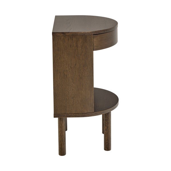 Noční stolek v dekoru dubu v tmavě přírodní barvě Paron – Actona-image-4