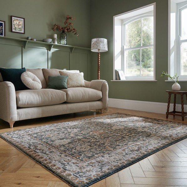 Zelený koberec 200x300 cm Amelina Vintage – Flair Rugs-image-1