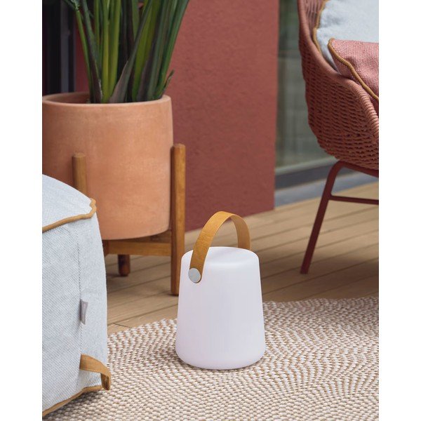 Bílo-hnědá venkovní lampa Kave Home Dialma-image-1