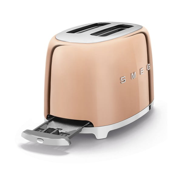 Topinkovač v růžovozlaté barvě 50's Retro Style - SMEG-image-3