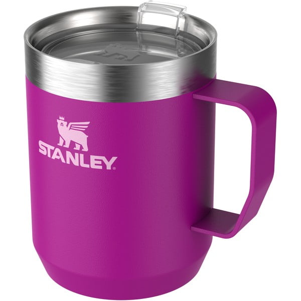 Růžový termo hrnek z nerezové oceli 230 ml Stay-Hot Camp Mug Violet Blossom – Stanley-image-1