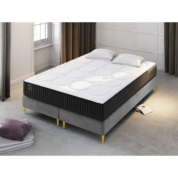 Středně tvrdá/měkká pružinová oboustranná matrace 160x200 cm Enzo – Milo Casa-image-1