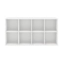 Bílý modulární policový systém 136x69 cm Mistral Kubus - Hammel Furniture