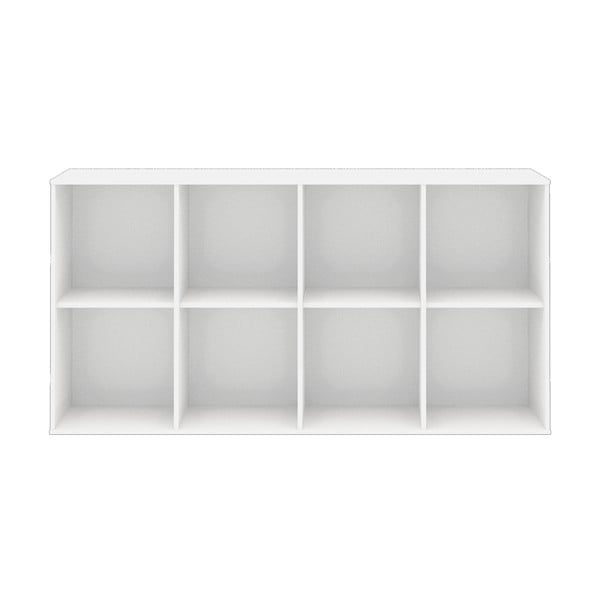 Bílý modulární policový systém 136x69 cm Mistral Kubus - Hammel Furniture