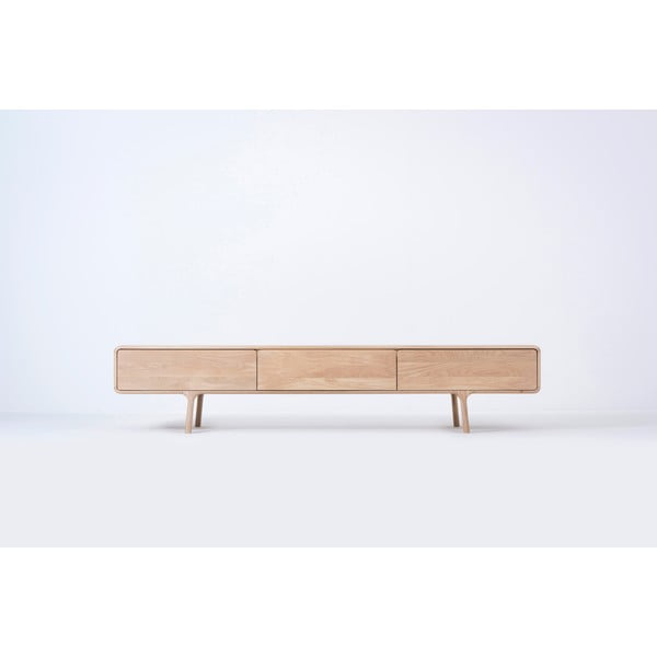 TV komoda z masivního dubového dřeva se 3 zásuvkami Gazzda Fawn-image-3