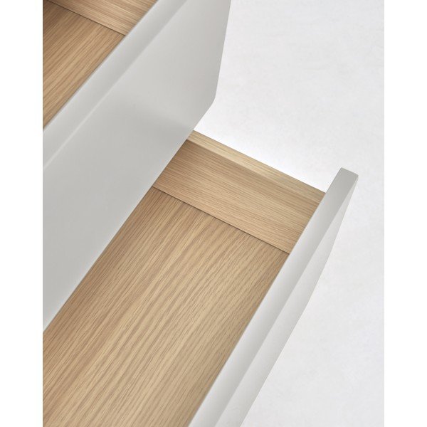 Šedá/v přírodní barvě komoda v dekoru jasanu 60x117x42 cm Anielle – Kave Home-image-4