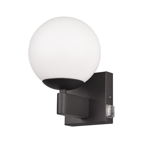 Matně černé nástěnné svítidlo ø 14 cm Kula – Trio-image-2