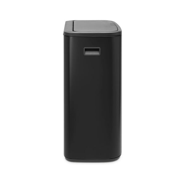 Matně černý dotykový ocelový odpadkový koš na tříděný odpad 2x30 l Bo Touch Bin – Brabantia-image-2