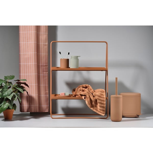 Jantarově oranžová ocelová stojící police Zone A-Table Amber-image-3