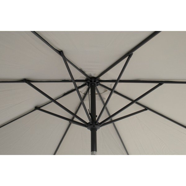 Světle šedý závěsný slunečník Hartman Shadowflex, ø 300 cm-image-1