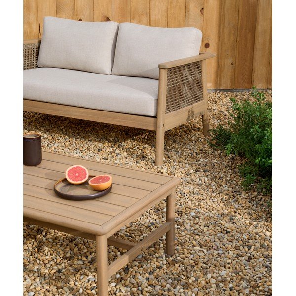 Béžový/v přírodní barvě zahradní lounge set z masivu akácie pro 5 osob Alabe – Kave Home-image-3