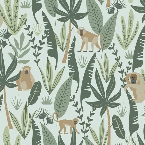 Vliesová dětská tapeta 10 m x 53 cm Jungle – Vavex